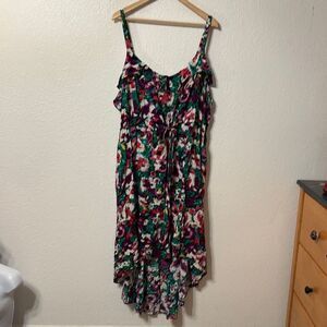Torrid Floral High Low Dress Size 5 NWOT